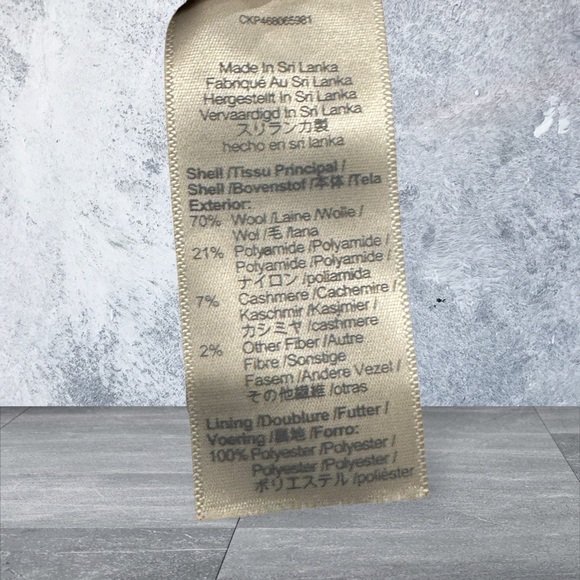 Madewell Plus size wool and Cashmere Classic Button-down Coat. NWT - Picture 6 of 6